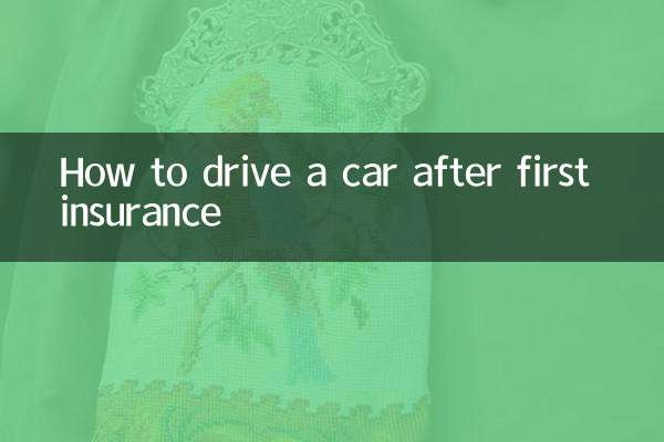 最初の保険後の車の運転方法