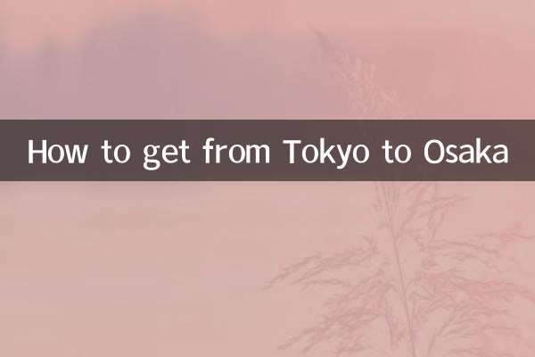 Wie komme ich von Tokio nach Osaka?