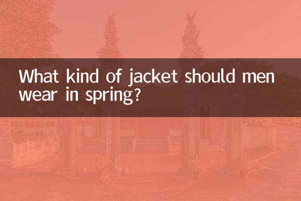 Welche Jacke sollten Männer im Frühling tragen?