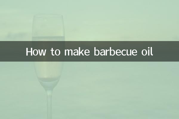 How to make barbecue oil