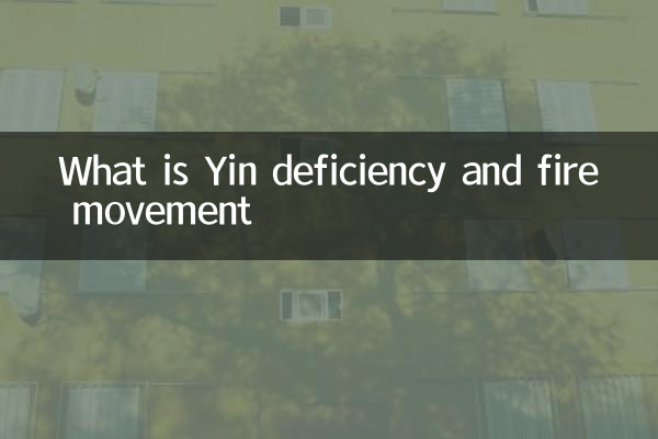 Quelle est la carence en yin et le mouvement du feu