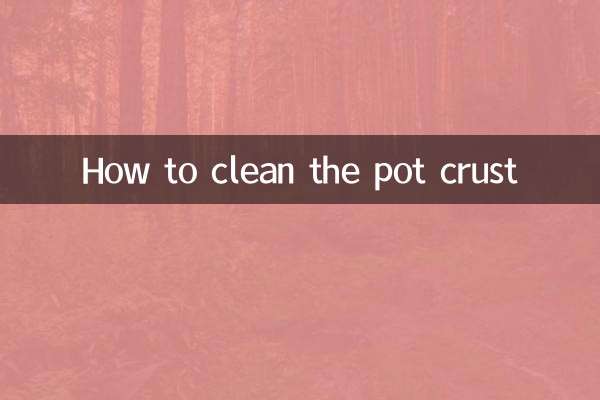 Comment nettoyer la croûte en pot