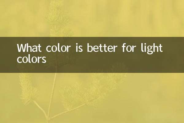 Di che colore è meglio per i colori chiari