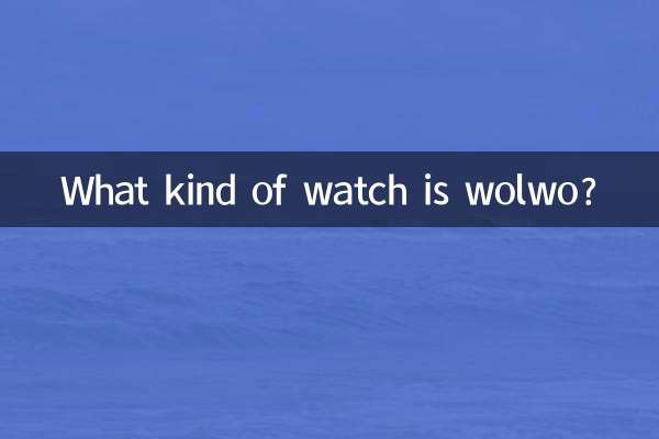 What kind of watch is wolwo?