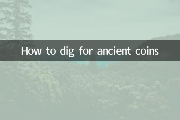 How to dig for ancient coins