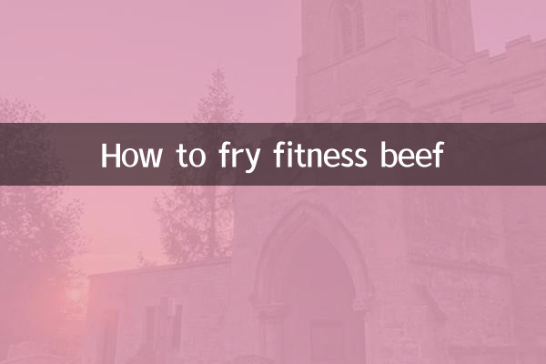 Comment faire frire du bœuf fitness