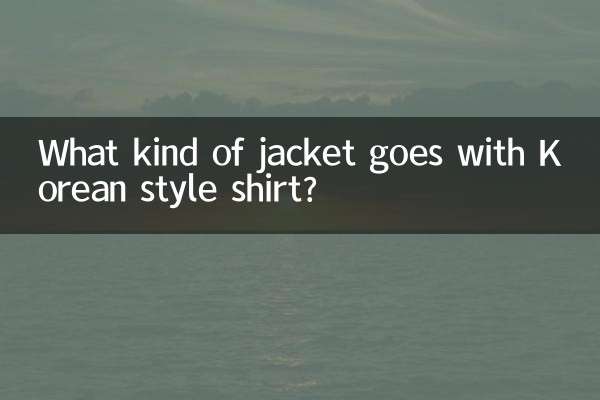 ¿Qué tipo de chaqueta combina con una camisa estilo coreana?