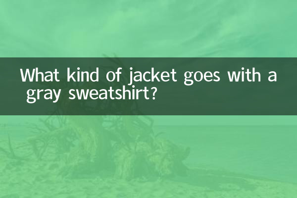 কি ধরনের জ্যাকেট একটি ধূসর sweatshirt সঙ্গে যায়?