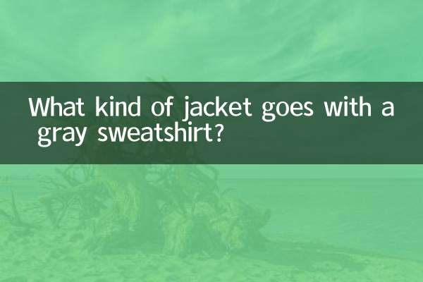 Que tipo de jaqueta combina com um moletom cinza?