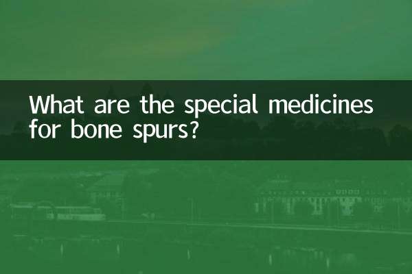 ¿Cuáles son los medicamentos especiales para los espolones óseos?
