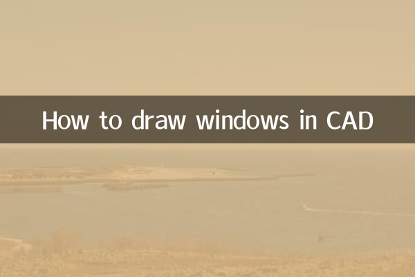 Come disegnare finestre in CAD