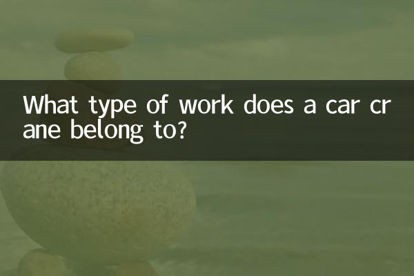 A que tipo de trabalho pertence um guindaste automotivo?