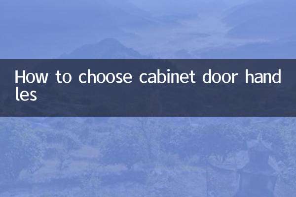 Come scegliere le maniglie delle ante dell'armadio