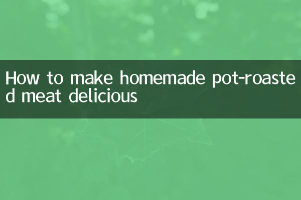 Come rendere deliziosa la carne arrosto fatta in casa