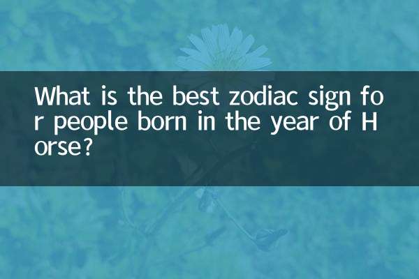Qual è il miglior segno zodiacale per i nati nell'anno del Cavallo?