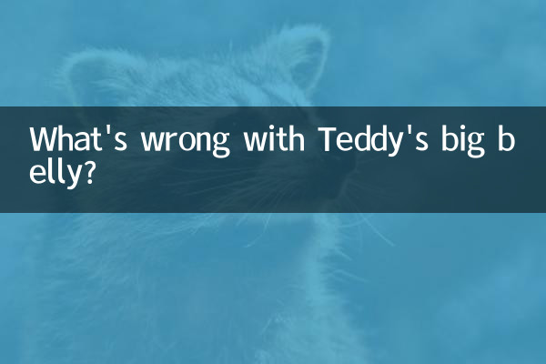 ¿Qué le pasa a la gran barriga de Teddy?