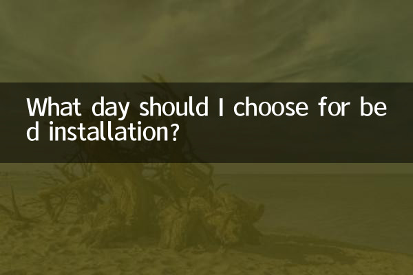 Welchen Tag soll ich für die Bettmontage wählen?