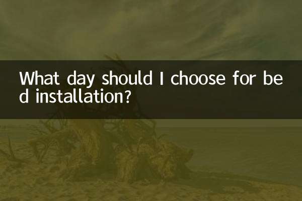 Welchen Tag soll ich für die Bettmontage wählen?