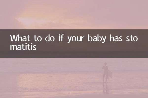 What to do if your baby has stomatitis