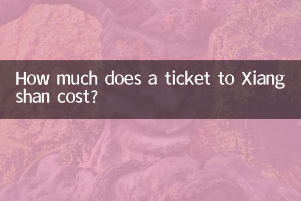 How much does a ticket to Xiangshan cost?