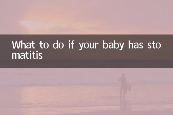 What to do if your baby has stomatitis