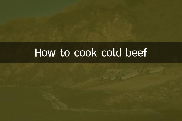 How to cook cold beef