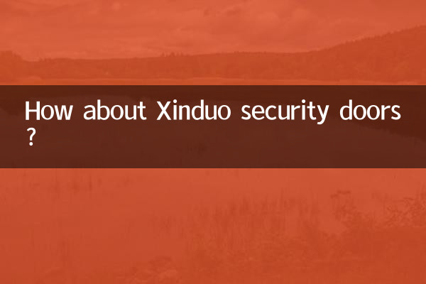 How about Xinduo security doors?