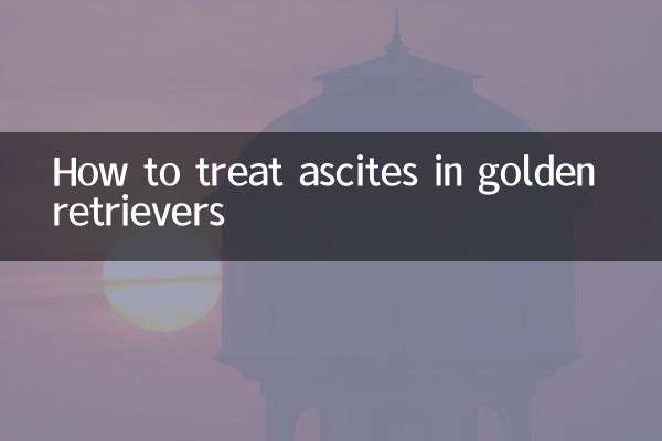 How to treat ascites in golden retrievers