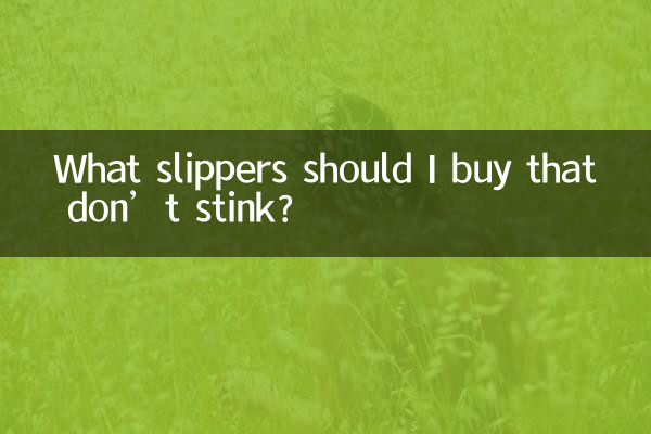 ¿Qué pantuflas debo comprar que no apestan?