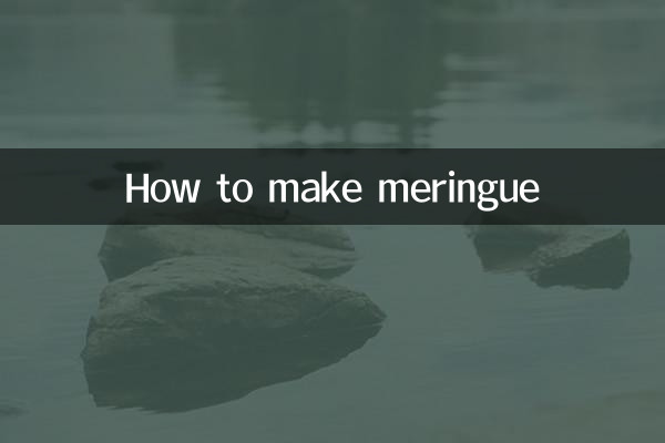 How to make meringue