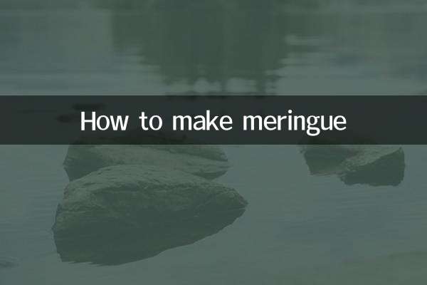 How to make meringue
