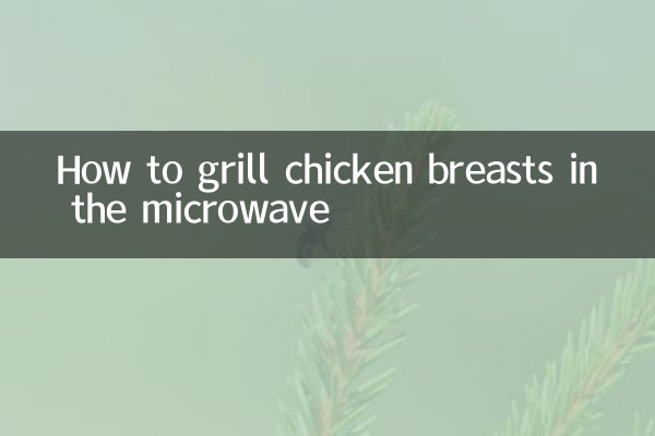 How to grill chicken breasts in the microwave