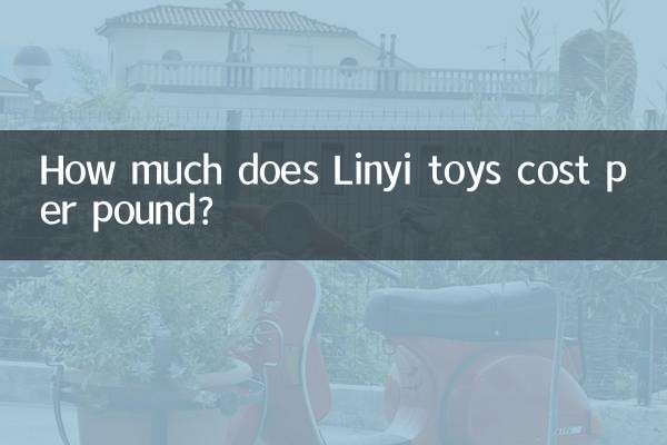 Quanto custam os brinquedos Linyi por quilo?