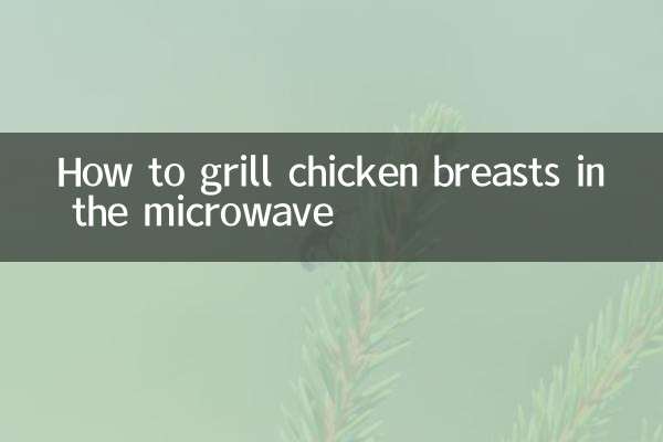 How to grill chicken breasts in the microwave