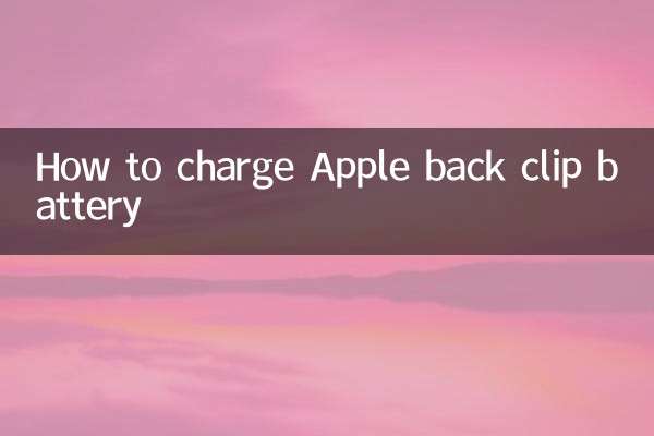 So laden Sie den Apple Backclip-Akku auf