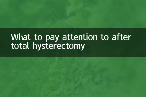 संपूर्ण हिस्टेरेक्टॉमी के बाद क्या ध्यान देना चाहिए?