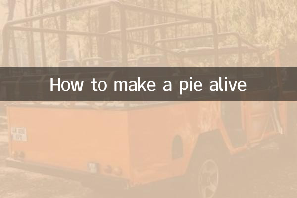 How to make a pie alive