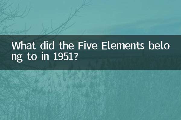 1951年的五行属什么