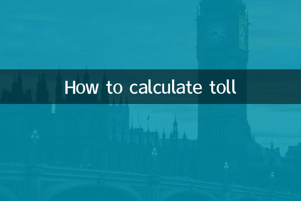 How to calculate toll