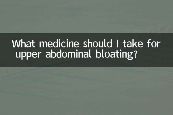 Quale medicinale dovrei prendere per il gonfiore addominale superiore?