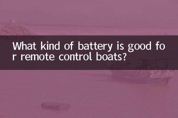 Welche Art von Batterie eignet sich für ferngesteuerte Boote?