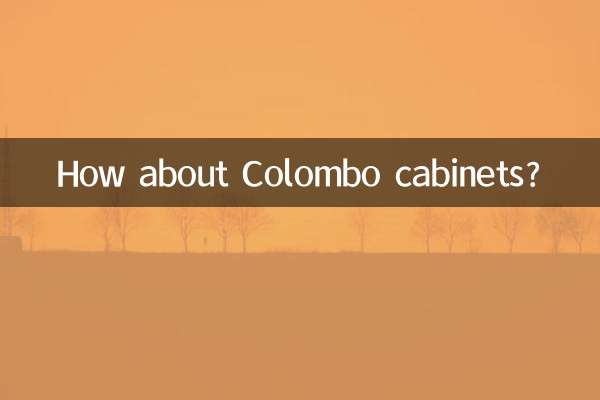 کابینت های کلمبو چطور؟