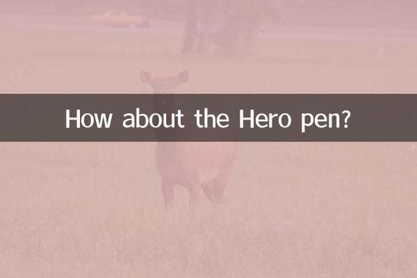 Как насчет ручки Hero?