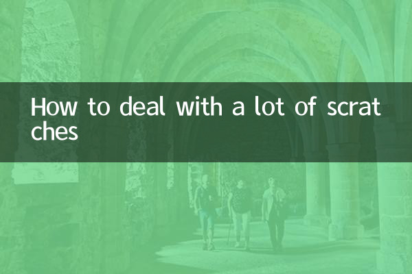 Comment gérer beaucoup de rayures