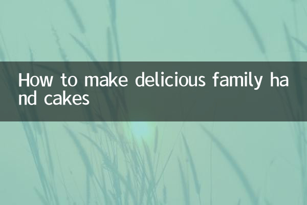 Cómo hacer deliciosas tartas de mano familiares