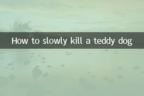 কিভাবে ধীরে ধীরে একটি টেডি কুকুর হত্যা