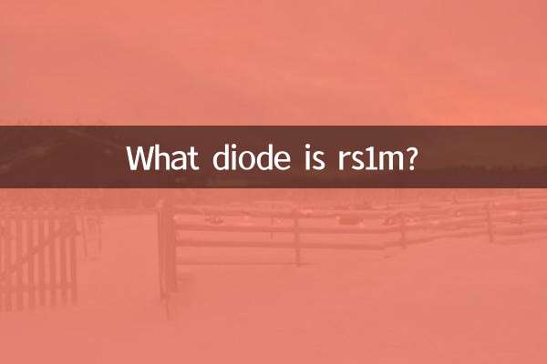 rs1m은 어떤 다이오드입니까?