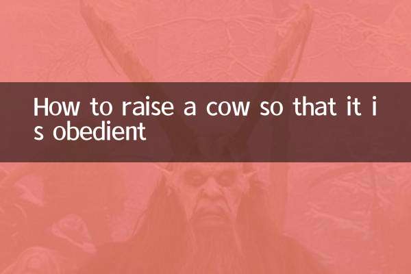 How to raise a cow so that it is obedient