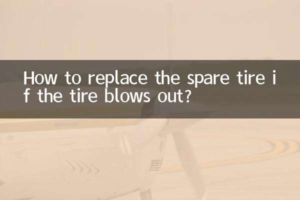 Come sostituire la ruota di scorta se il pneumatico esplode?