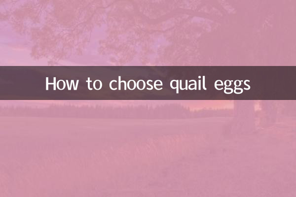 كيفية اختيار بيض السمان